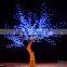 2m super simulation purple led lighted cherry flower tree