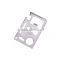 wallet folding safety credit card knife