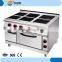 Free Standing Stainless Steel Electric Range with Oven/Hot Plate