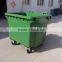 1100L wheelie bins HDPE material garbage collections with lid