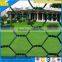 Pvc coated polyester galvanized hexagon mesh fabric