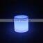 BSCI approval rechargeble flower pot/ small plastic color changing vase planter