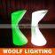 Sharp Flashing Brightsome Rechargeable LED Light Up Bar Stool Bar Chair