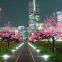 Outdoor illumination tree light project led cherry tree light