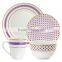 Tableware Porcelain custom pink dinner set , design your own porcelain dinnerware