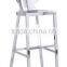 B133G luxury stainless steel bar furniture bar table and bar chair