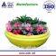 large plastic decorative flower pots/plastic plant pots wholesale/large planters outdoor