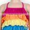 Pretty Rainbow Ruffle Baby Girls Swimsuit One Piece