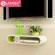 home furniture Wall Mounted Audio/Video Console new design MDF wood practical wall shelf with Carving flower TV console