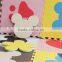 Bottom price non smell rainbow interlocking eva foam baby mat