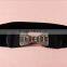 Wholesale rhinestone paved butterfly buckle sex women lady wide PU waist belt