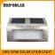 2pcs LED auto light control Solar stair light,outdoor solar step wall light