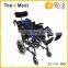 TRW958LBCGPY Reclining Wheel Chair with reclining high back, adjustable headrest