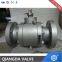 DIN/API flange forged Steel trunnion ball valve