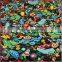 9 colors china floral tulle french lace fabric, high quality embroidery design lace