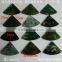 Single hole long gold sand and blue sand stone charms pendant jewelry accessories for necklaces