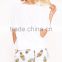 MGOO Custom Design Women Pyjama Set Screen Print Crop Top With Full Print Shorts Funny Pajamas Set