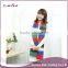 Wholesale patchwork knit scarf/knit fabric scarf/knitted scarf