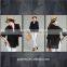 New Black Loose Fit Formal Blouse Revers Collar Buttons Ladies Office Wear