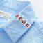 S33466W Full Sleeve Casual 3-8 Years Old Turn-down Collar White Blue Boys Blouses