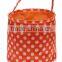 Personalized chevron striped fashionable Halloween Bucket