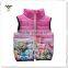 pink cute kid sleeveless jackets for baby girls