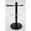 2017 Hot Selling Black Matted Safety Razor and Brush Stand