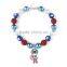 Captain America necklace girls bubblegum chunky plastic necklace M5060607