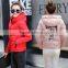Wholesales Women Stand Collar Zipper Down Jacket For Ladies' Winter Outdoors