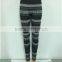 women ladies soft knitted stretchy seamless jacquard leggings