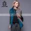Colour stitching newly cheap hot selling fur fox outdoor ladies vest pattern