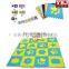 2cm thickness blue colour competition grade T shape eva tatami taekwondo mat
