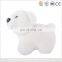 Custom made kids white plush mini teddy polar bear toys