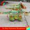 Park center amusement walking dinosaur ride