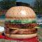 Guangzhou giant cheap PVC tarpaulin inflatable hamburger model