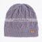 wholesale cable knitted winter beanie hat