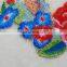 Beautiful rich multicolored decorations applique embriodery patch
