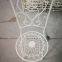 metal outdoor folding Chair coffer table round Chair