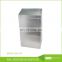 household recycled stainless steel trashcan with swing lid