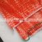 50x80cm red mesh bags for onions and potatoes vegetables, fire wood sack