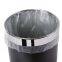 Waste Bins, Round Spray Paint Stainless Steel Trash Can with Ring - Small Metal Trash Bin Without Lid-Office,Home,Hotel-Waste Basket,Dustbin,Garbage Bin-11L
