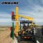 Four-wheel drive small electric pile driver used for highway piling