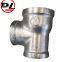 Malleable Iron Pipe Fittings Galvanized Reducing Tee
