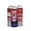 portable stove butane gas empty cans and empty aerosol container
