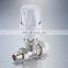 Automatic direct temperature regulating valve heater valve for hot water recirculating system