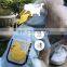 Personalized Pet dogs yellow duck bowknot hoodies fleeces coat Clothes cats winter jacket