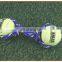 Durable pet toy dog chew rope with double tennis ball for training