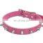 Anti-bite Rivet Pet Collar Comfortable PU Leash Training Dog Rope Pet Neck Chain Pet Supplies