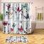 i@home home goods colorful custom wholesale butterfly printing shower curtains polyester