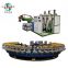 Turtnable memory foam pillow machine with robotic injection hand, full automatic memory pillow production line